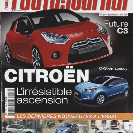 Citroën C3 der Zukunft - L'auto journal - Nr. 756 - 2008 - Zeitschriftenbericht - Auto