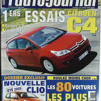 Citroën C4 - L'auto Journal - Nr. 658 - 2004 - Zeitschriftenrezension - Auto