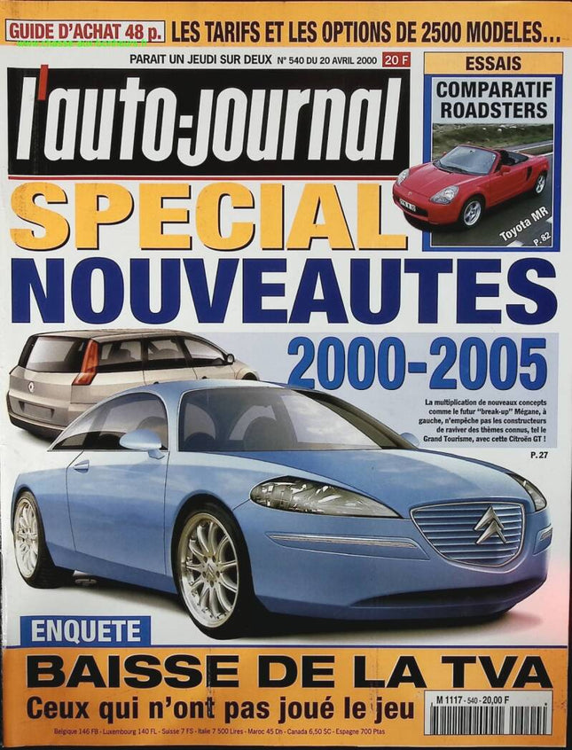 Besondere Neuerscheinungen - L'auto journal - Nr. 540 - 2000 - Zeitschriftenkritik - Auto