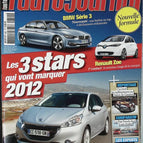 Die 3 Stars, die 2012 für Furore sorgen werden - L'auto journal - Nr. 851 - 2012 - Zeitschriftenkritik - Auto