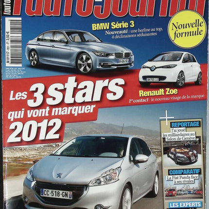Die 3 Stars, die 2012 für Furore sorgen werden - L'auto journal - Nr. 851 - 2012 - Zeitschriftenkritik - Auto