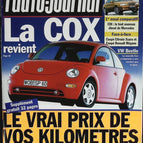 La Cox revient - L'auto journal - n° 481 - 1998 - revue magazine - voiture