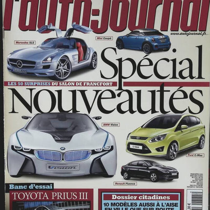 Spécial nouveautés - L'auto journal - n° 785 - 2009 - revue magazine - voiture
