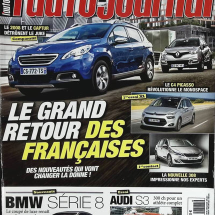 The big comeback of the French - L'auto journal - n° 883 - 2013 - magazine review - car