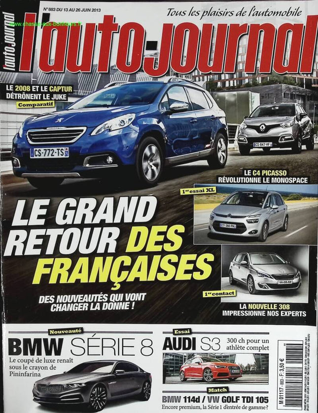 Das große Comeback der Franzosen - L'auto journal - Nr. 883 - 2013 - Zeitschriftenkritik - Auto