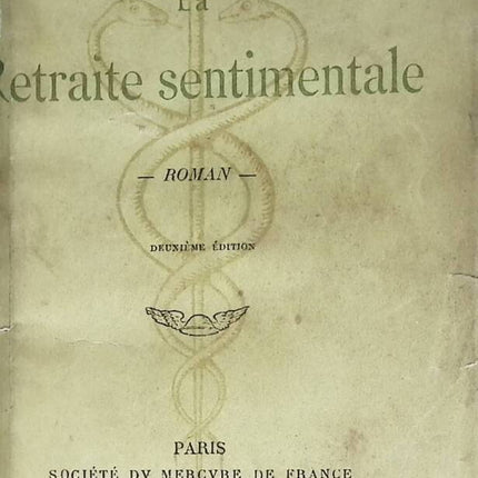La retraite sentimentale - Colette Willy - 1907 - livre