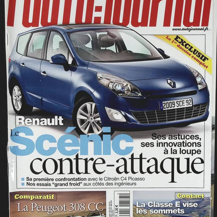 Renault Scénic - L'auto journal - n° 773 - 2009 - magazine review - car