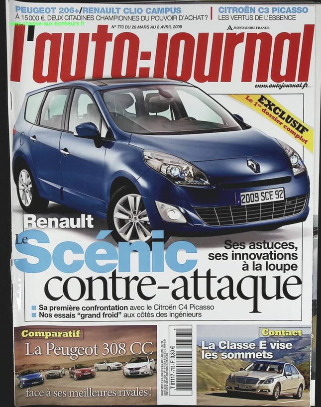 Renault Scénic - L'auto Journal - Nr. 773 - 2009 - Zeitschriftenrezension - Auto