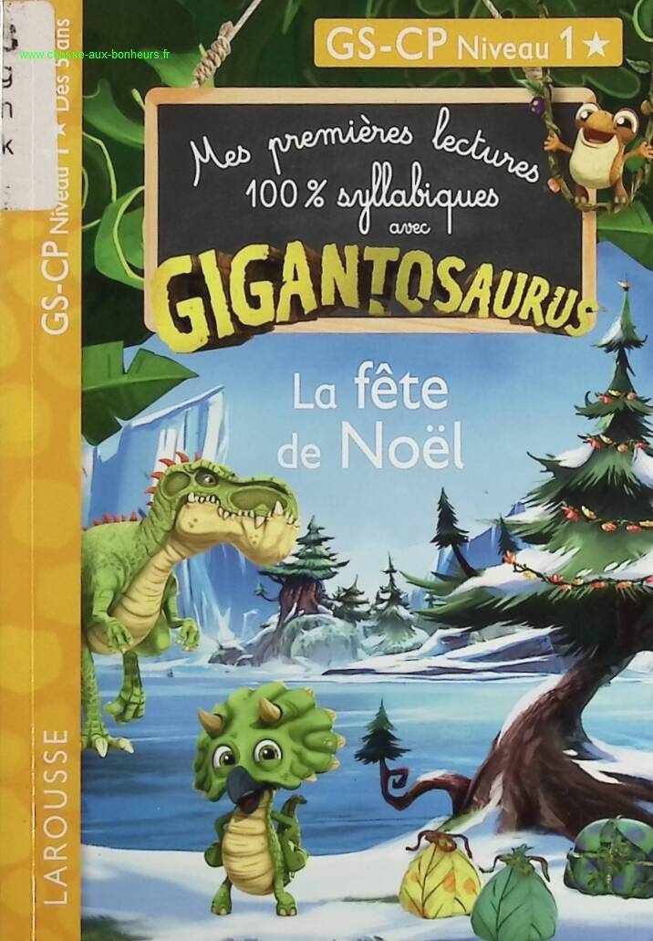 GIGANTOSAURUS 1st readings CP level 1 - The Christmas party - Aurélia Onyszko-Leclaire - book