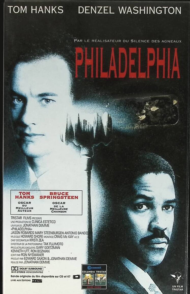 Philadelphia - Tom Hanks - K7 vhs video cassette