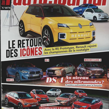 Le retour des icônes - L'auto journal - n° 1079 - 2021 - revue magazine - voiture