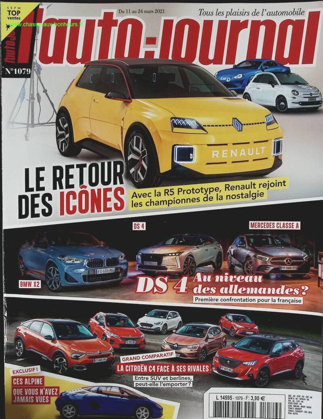Le retour des icônes - L'auto journal - n° 1079 - 2021 - revue magazine - voiture