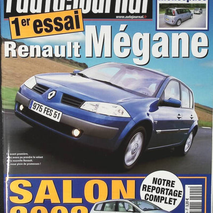 Renault Mégane - L'auto journal - n° 604 - 2002 - magazine review - car