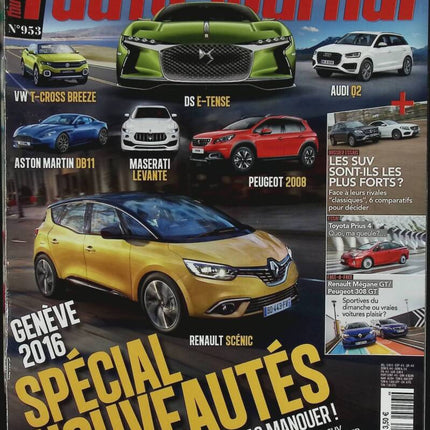 Special new releases - L'auto journal - n° 953 - 2016 - magazine review - car