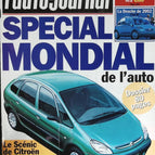 Spécial mondial de l'auto - L'auto journal - n° 499 - 1998 - revue magazine - voiture