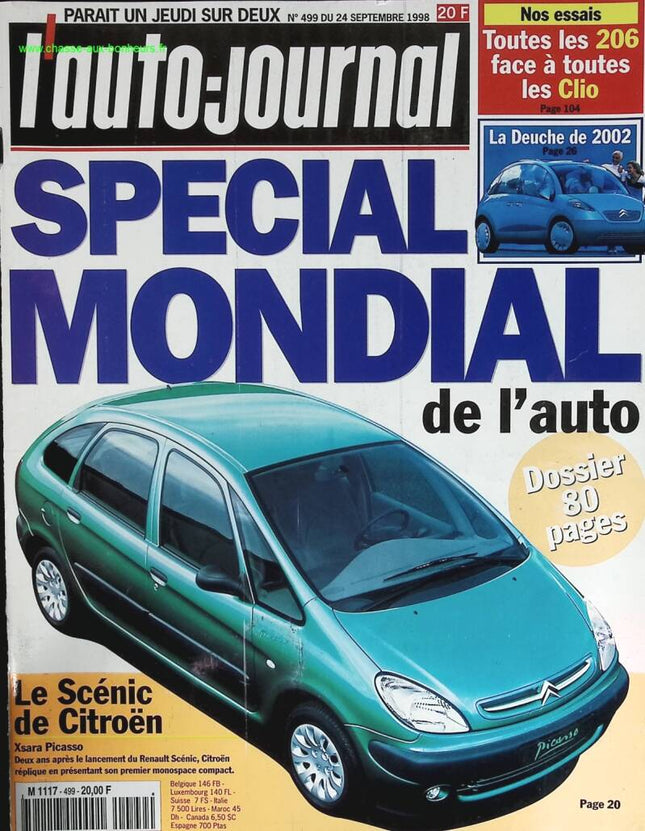 World Car Special - L'auto journal - Nr. 499 - 1998 - Zeitschriftenrezension - Auto