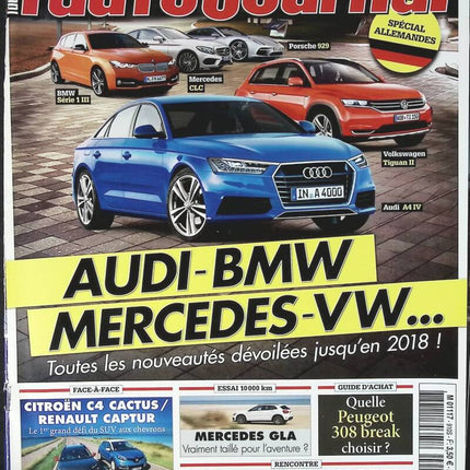AUDI BMW Mercedes Volkswagen - L'auto journal - n° 910 - 2014 - revue magazine - voiture