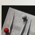 Three Red Squares on a Black Background - Benacquista Tonino - book