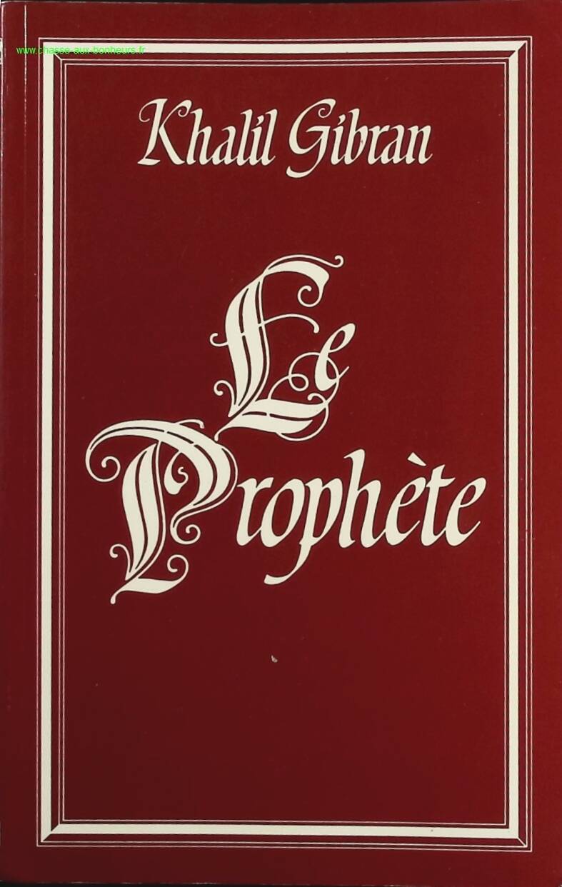The Prophet - Khalil Gibran - Book