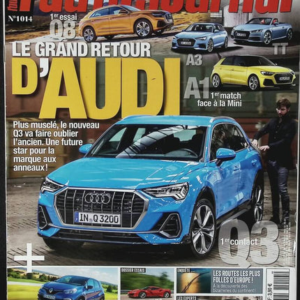 Audi's big comeback - L'auto journal - n° 1014 - 2018 - magazine review - car