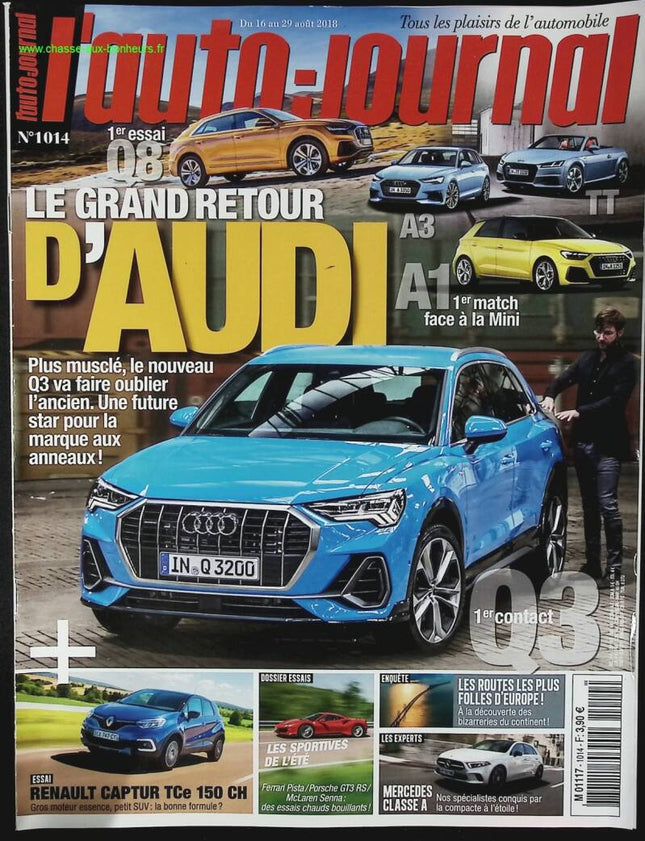 Audis großes Comeback - L'auto journal - Nr. 1014 - 2018 - Zeitschriftenbericht - Auto