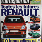 Toutes les futures Renault - L'auto journal - n° 480 - 1998 - revue magazine - voiture