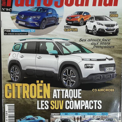 Citroën greift kompakte SUVs an - L'auto journal - Nr. 947 - 2015 - Zeitschriftenbericht - Auto