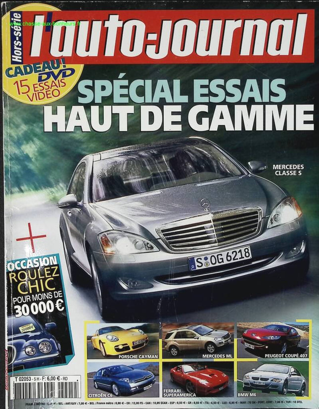 Spécial essais haut de gamme - L'auto journal - n° HS - 2005 - revue magazine - voiture