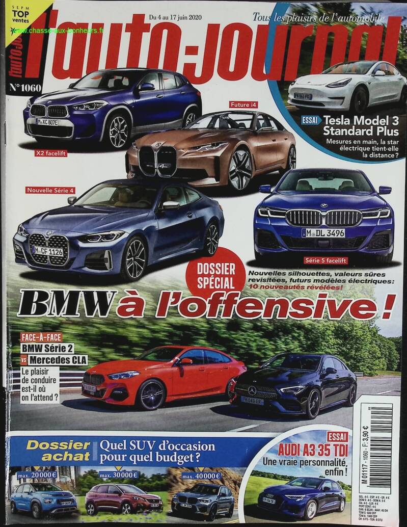 BMW à l'offensive - L'auto journal - n° 1060 - 2020 - revue magazine - voiture