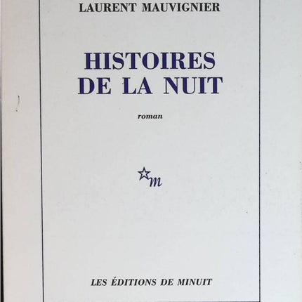 Stories of the Night - Laurent Mauvignier - book