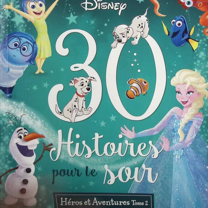 DISNEY - 30 Bedtime Stories - Heroes and Adventures Volume 2 - Disney - Book