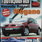 Renault Mégane – L'auto Journal – Nr. 598 – 2002 – Zeitschriftenrezension – Auto