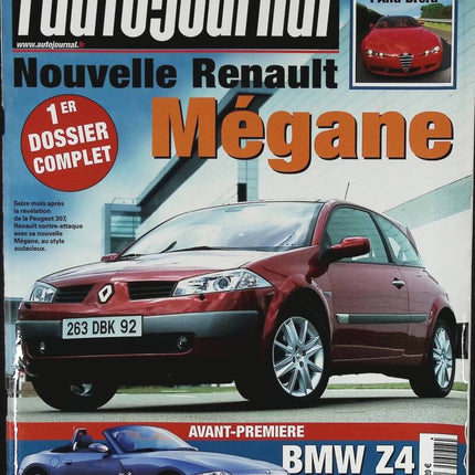 Renault Mégane – L'auto Journal – Nr. 598 – 2002 – Zeitschriftenrezension – Auto
