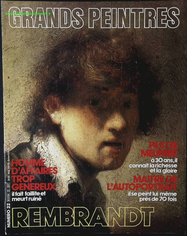 Rembrandt - Grands Peintres - n° 22 - revue magazine + 4 reproductions - ART peinture