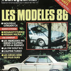 The 86 models - L'auto journal - n° 12 - 1985 - magazine review - car