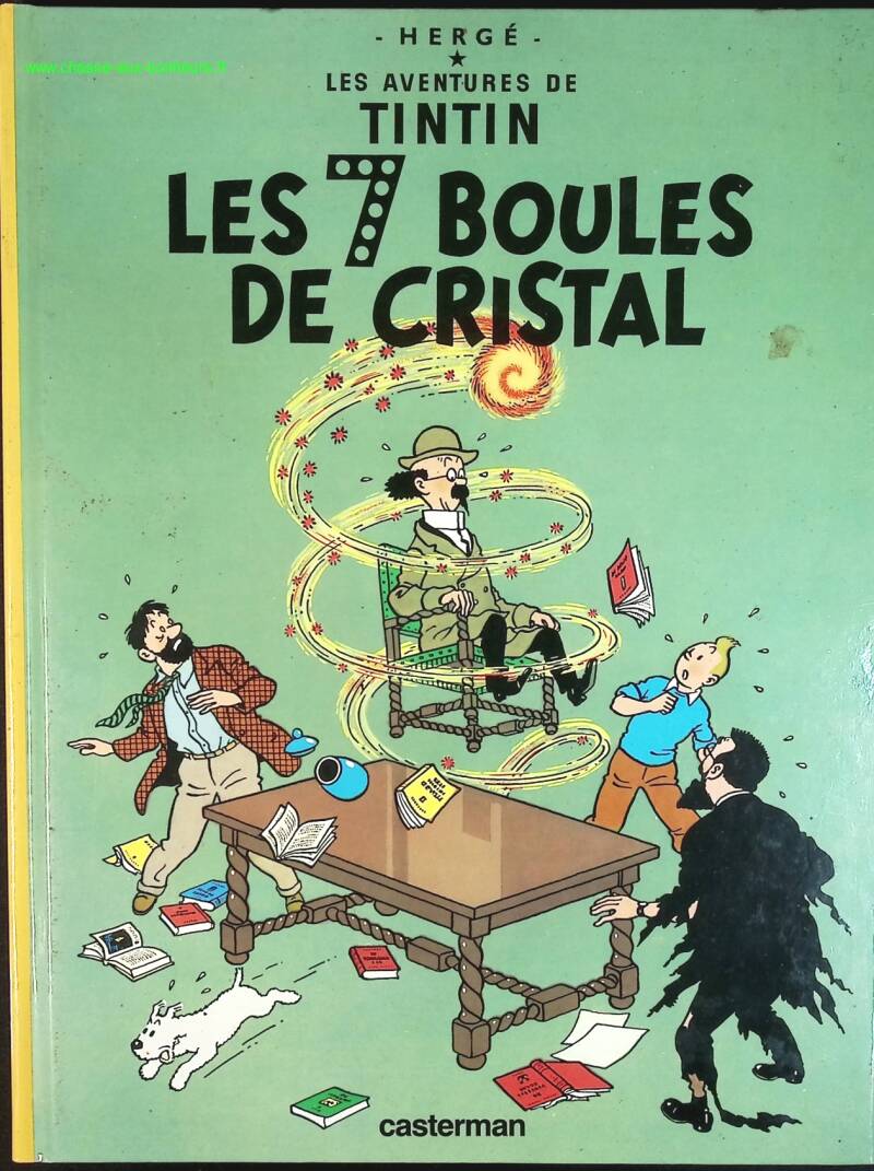 Tintin - Tome 13 - Les 7 boules de cristal - Hergé - livre BD