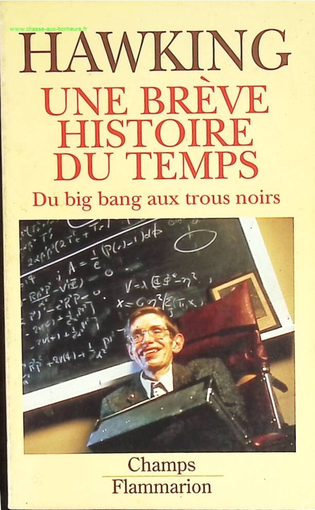 Une brève histoire du temps, du Big-bang aux trous noirs - Stephen William Hawking - livre