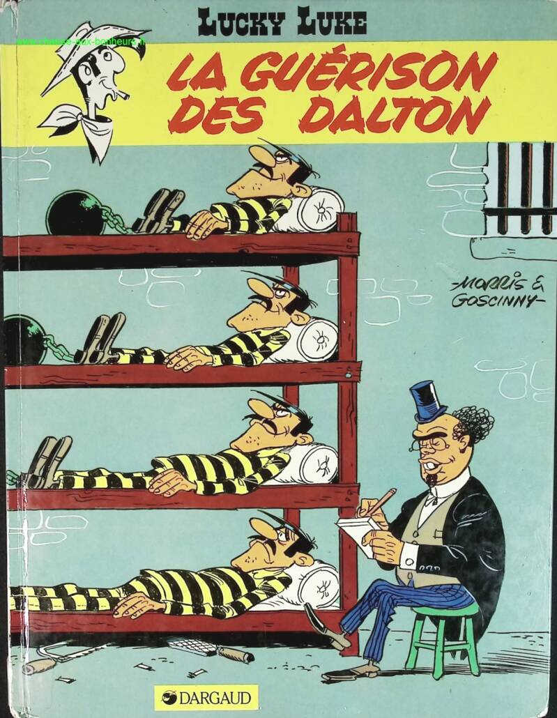 Lucky Luke, tome 12 - La Guérison des Dalton - Morris René Goscinny - livre BD