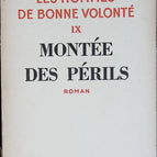 Montée des périls les hommes de bonne volonté - Jules Romains - livre