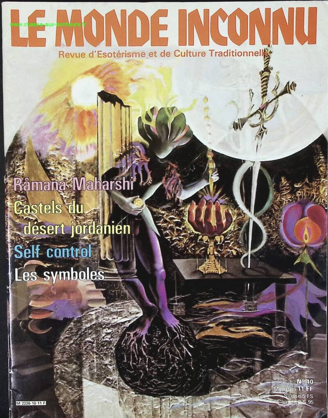 Râmana Maharshi - Le monde inconnu - n° 10 - 1980 - revue magazine - ésotérisme