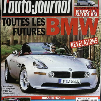 All future BMWs - L'auto journal - n° 522 - 1999 - magazine review - car
