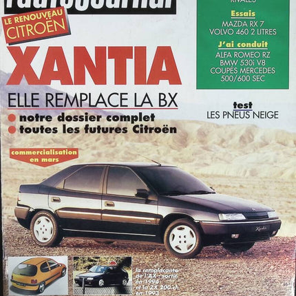 Citroën Xantia – L'auto Journal – Nr. 21 – 1992 – Zeitschriftenrezension – Auto