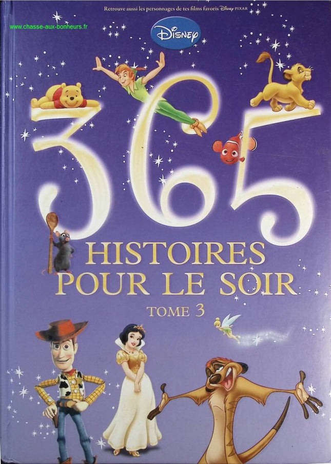 365 histoires pour le soir tome 3 - Disney - Livre