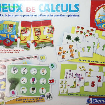Calculation games - Teddy the genius - board game