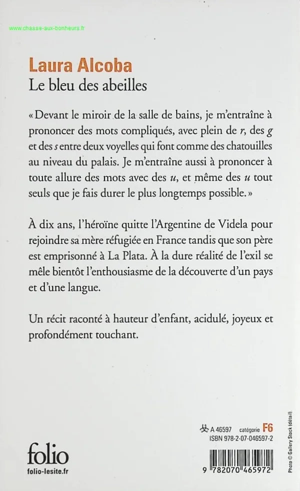 The Blue of Bees - Laura Alcoba - book