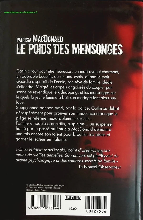 The Weight of Lies - Patricia Macdonald - Book