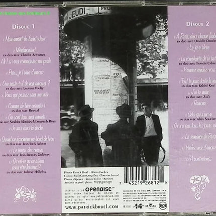 Between Two - Patrick Bruel - CD