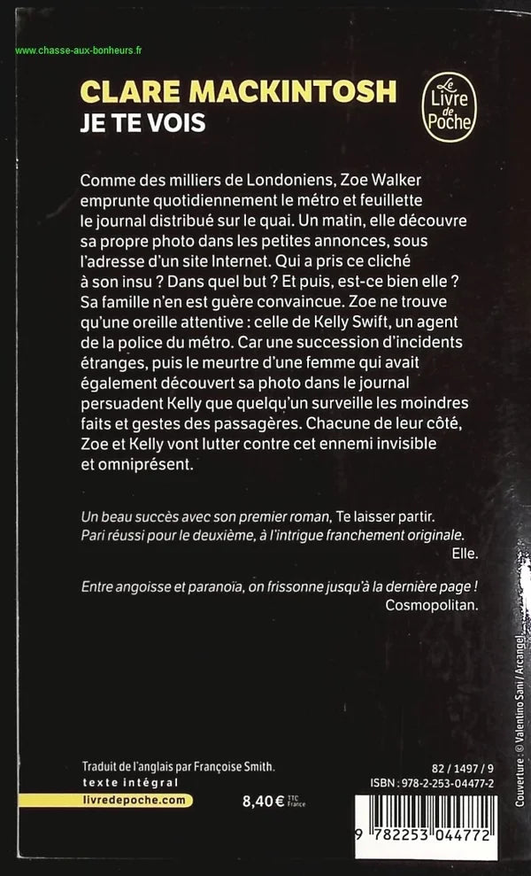 I See You - Clare Mackintosh - Book