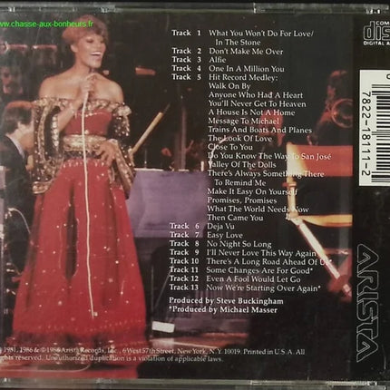 Heiß! Live und anders - Dionne Warwick - CD