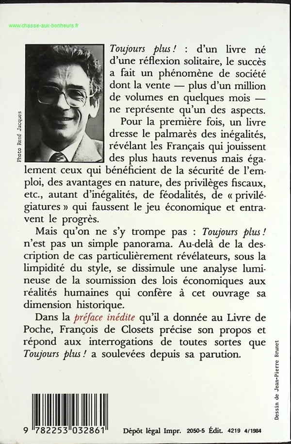 Toujours plus - François de Closets - livre